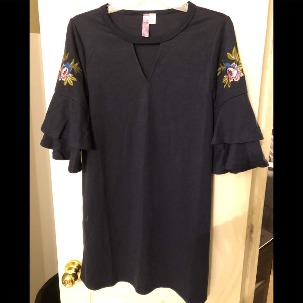Navy blue dress
